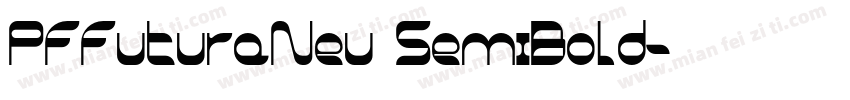 PFFuturaNeu SemiBold字体转换